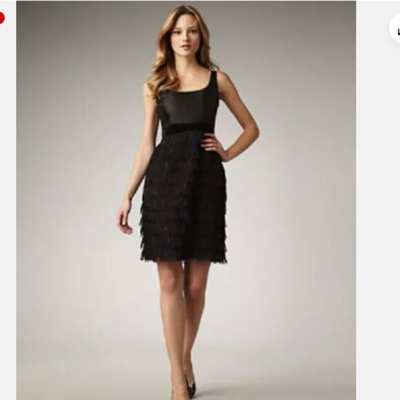 Kate Spade New York Marielly fringe-skirt dress - 8 - Picture 1 of 13